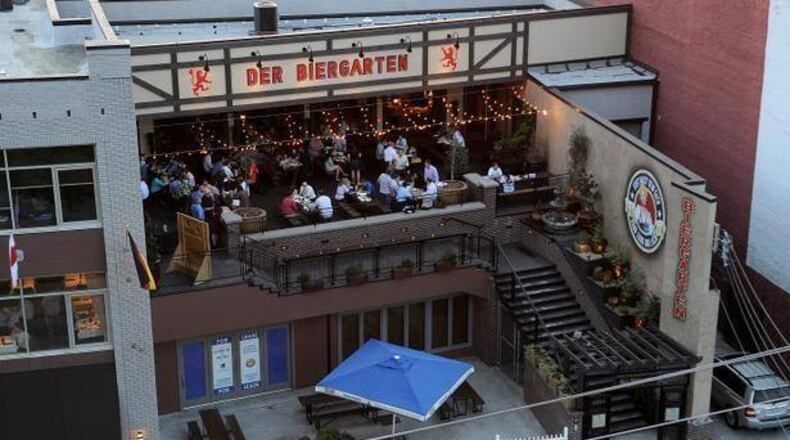 The beer garden at Der Biergarten (Photo credit: Der Biergarten)
