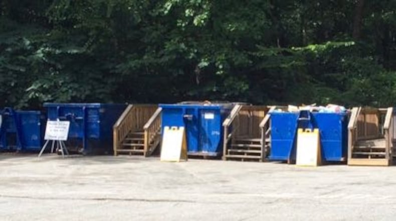 The recycling center on McIntosh Trail will remain open while the main location on Rockaway Road in Peachtree City is closed Wednesday for maintenance. Courtesy Keep Peachtree City Beautiful