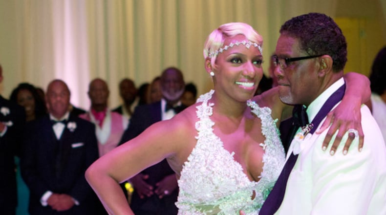 Leakes poses with her husband, Gregg Leakes, during an episiode of the 2013 Bravo series, "I Dream of NeNe." Cameras followed NeNe and Gregg as they planned their second wedding and got remarried.