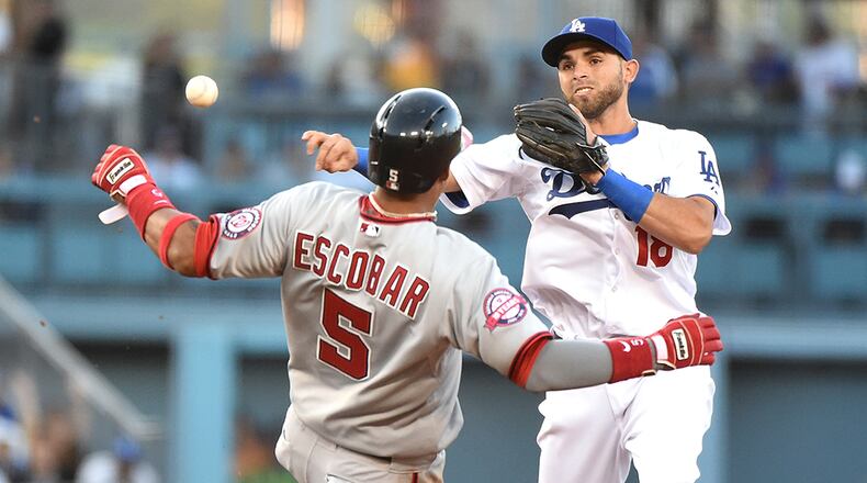 Jose Peraza, a 21-year-old second baseman, became the youngest position player to make his debut with Dodgers since 1998. Peraza started in place of injured second baseman Howie Kendrick against the Washington Nationals.
