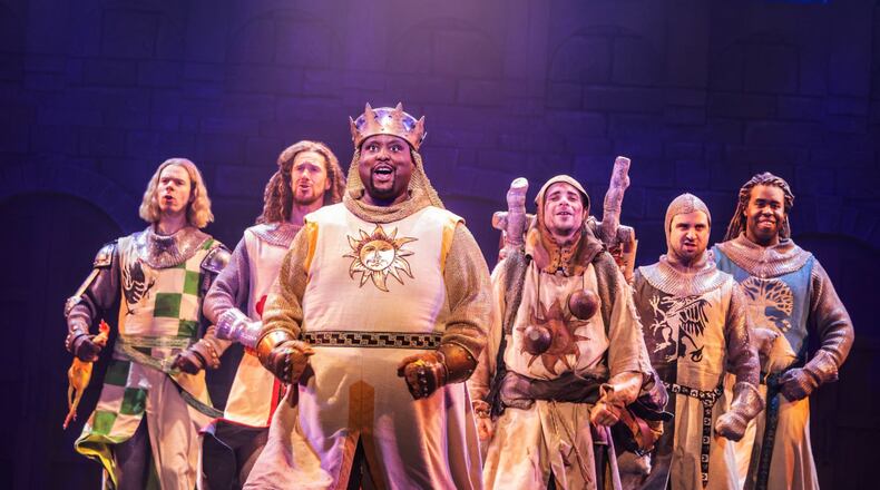 The Regions Bank Broadway in Atlanta series continues at the Fox Theatre’s with Monty Python’s “Spamalot” from Tuesday through Saturday, July 21-25. (Photo courtesy of the Fox Theatre)