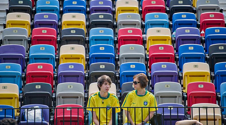 Fans gather at Atlanta International Soccer Fest at the Silverbacks' soccer complex.