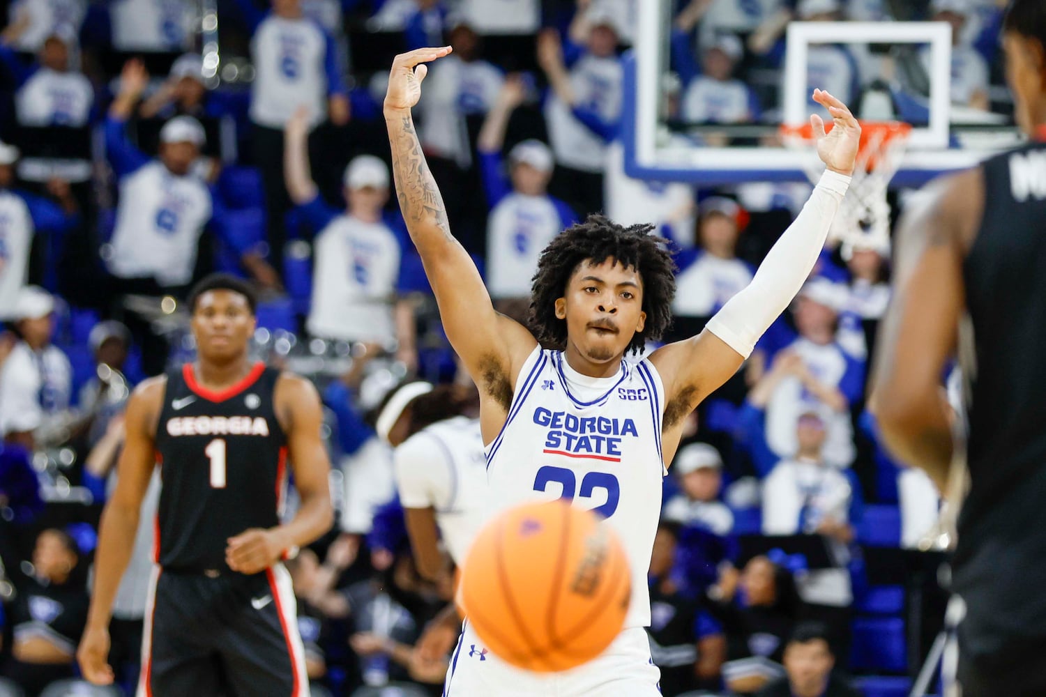 UGA vs GSU basketball 