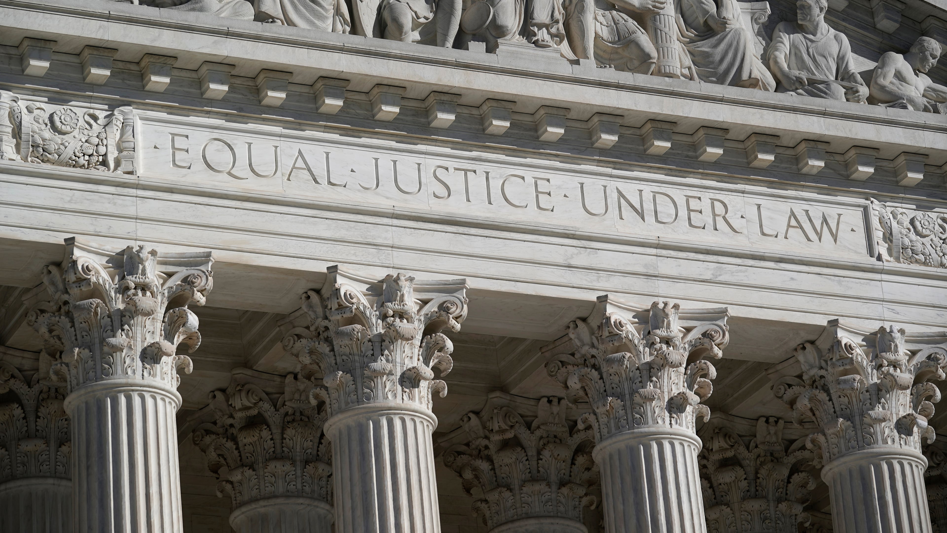 FILE - The Supreme Court in Washington, Nov. 4, 2020. (AP Photo/J. Scott Applewhite, File)