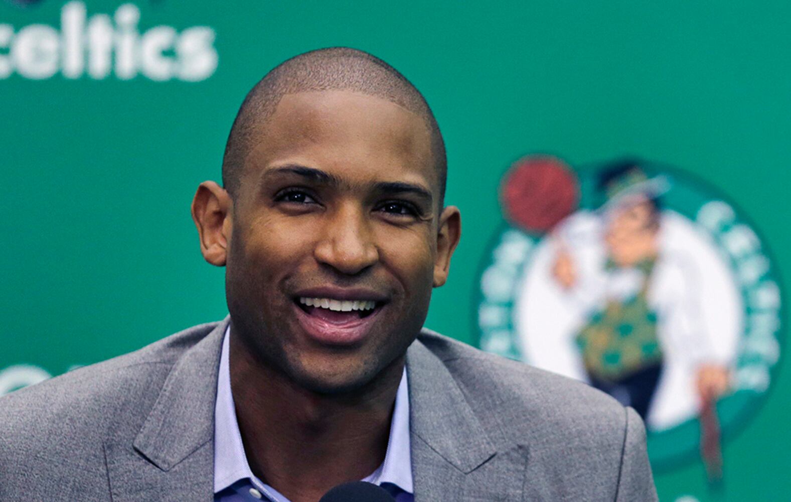 Al Horford introduced in Boston