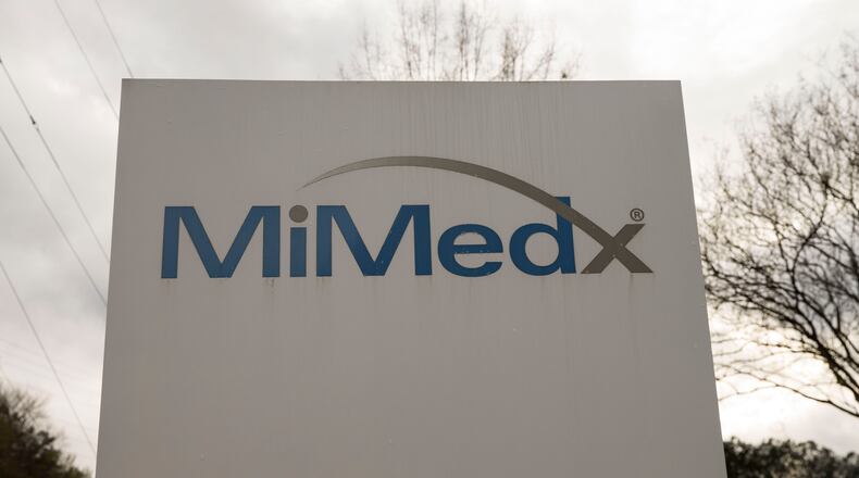 Last week, Marietta-based MiMedx Group, which sells human tissue grafts, announced it is cutting about 240 jobs. ALYSSA POINTER/ALYSSA.POINTER@AJC.COM