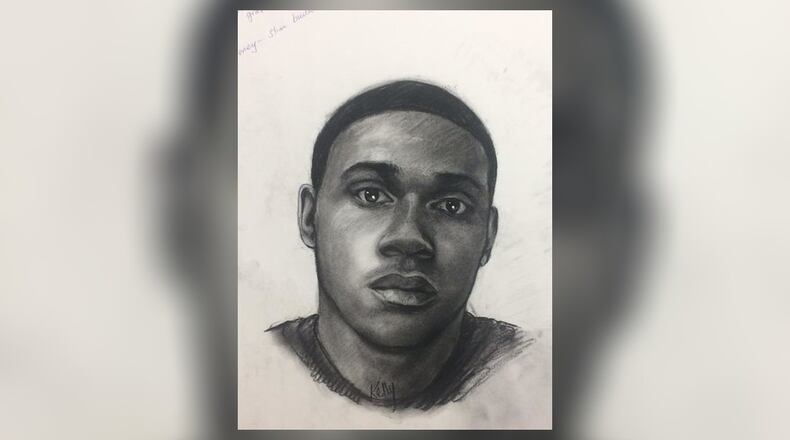 A sketch of a man suspected of sexual assault in Clayton County on Dec. 13, 2016. (Credit: Clayton County Police Department)