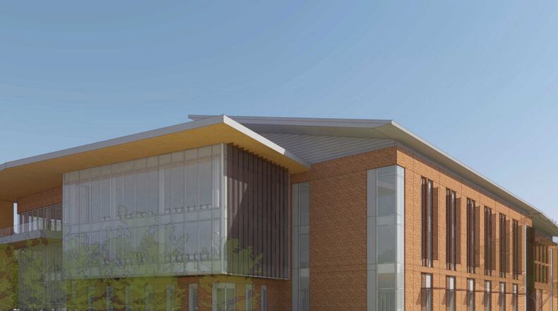 This is a rendering of Georgia Southern's planned engineering and research center. PHOTO CONTRIBUTED.
