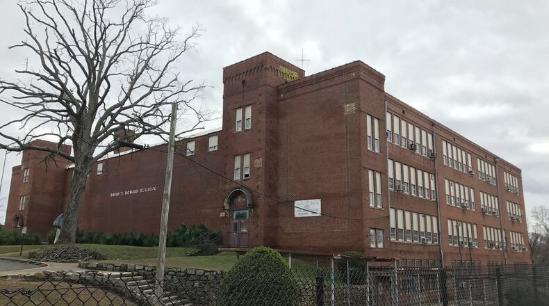 The former David T. Howard High School in Atlanta's Old Fourth Ward is pictured here on Jan. 10, 2018. Many famous Atlantans attended school in the building, when it served as an elementary school and later as a high school.
