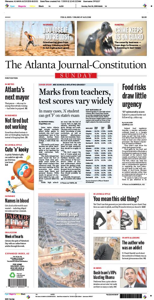 Sunday, Feb. 8, 2009