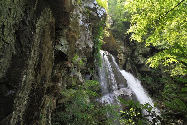 One of North Carolina’s most beautiful natural aras, the Green River Gorge is an outdoors-lovers' paradise for walking and biking trails, swimming holes, waterfalls and a new zipline that takes riders soaring over the trees.  Credit: VisitNC.com. 