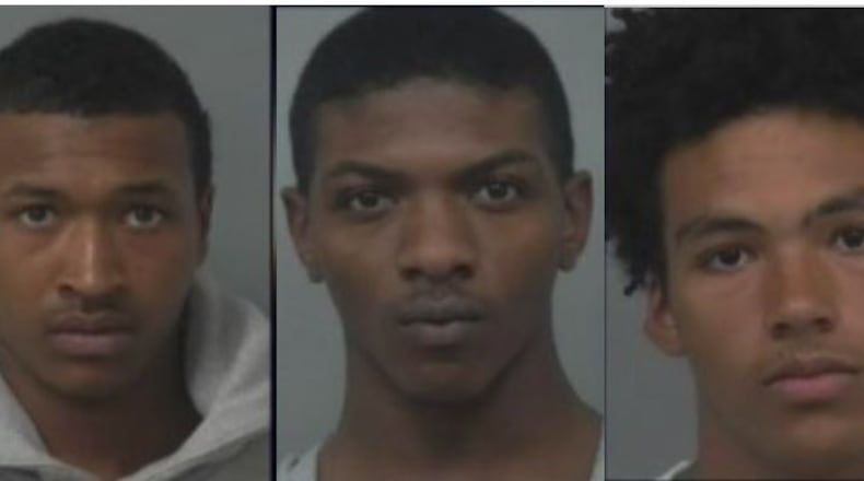 Jaelen Terrell Barnes, Kendell Jones,  Moses Diamond may be linked to car thefts from metro Atlanta gyms, Duluth police said.