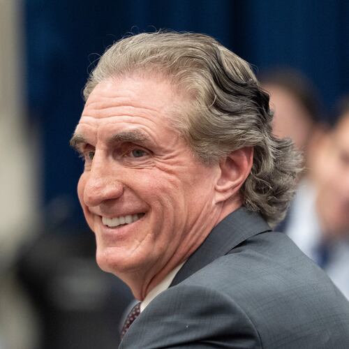 Department of Interior Secretary Doug Burgum, testifies before the House Appropriations Committee's budget hearing on Capitol Hill, Monday, April 20, 2026, in Washington. (AP Photo/Manuel Balce Ceneta)