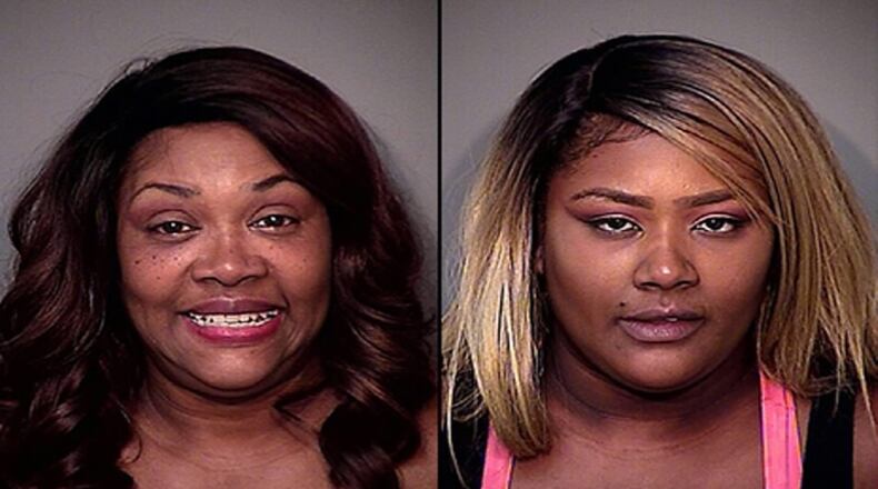 Tanja Gammon (left) and Darcel Gammon (right)