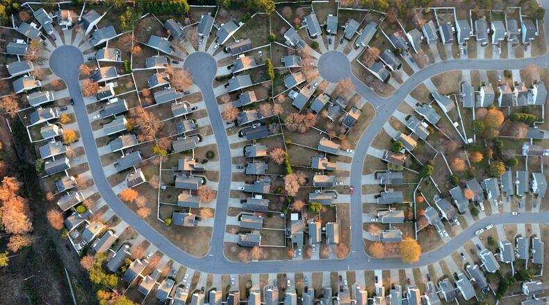 Gwinnett County tax assessments rose about 9 percent this year, though the value of individual properties will vary. HYOSUB SHIN / HSHIN@AJC.COM