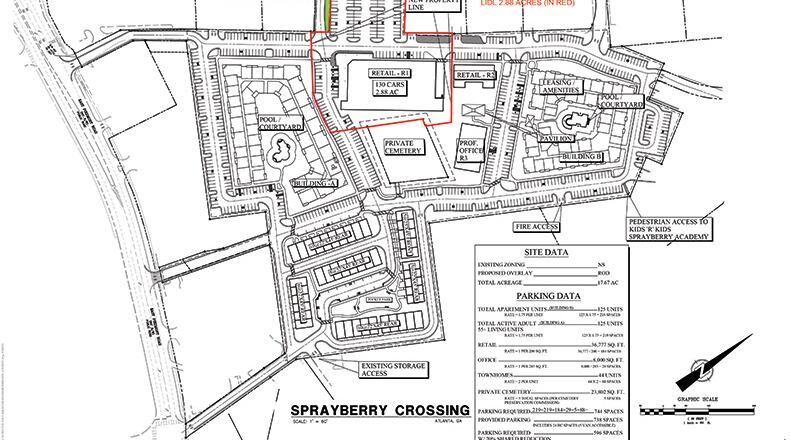 An online community meeting will be held 6-7:30 p.m. March 31 about the Sprayberry Crossing case. (Courtesy of Cobb County)