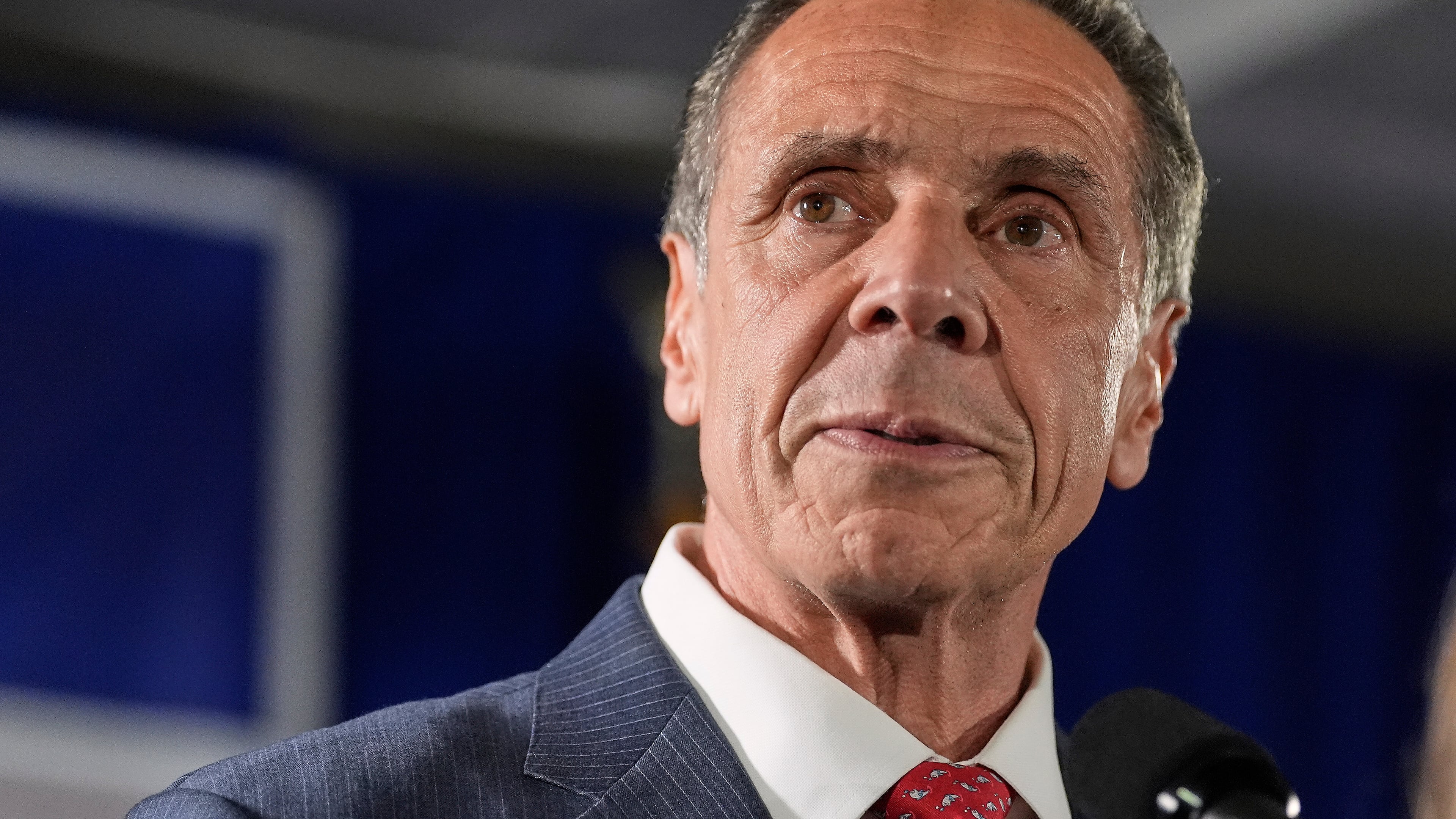 FILE - Mayoral candidate Andrew Cuomo speaks to supporters during a Democratic primary watch party, June 24, 2025, in New York. (AP Photo/Yuki Iwamura, File)