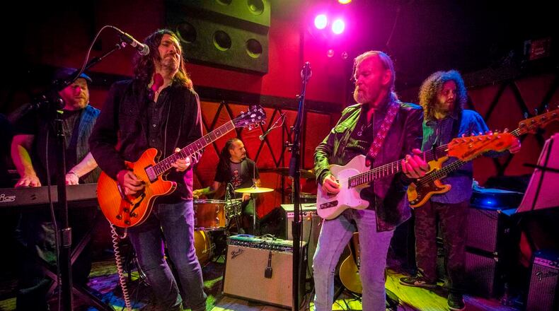 Scott Sharrard & Gregg Allman at Rockwood Music Hall in 2016. Photo: Jeremy Gordon