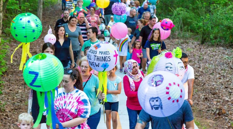 Suwanee Glow in the Park: Community Lantern Parade is 5 p.m. Saturday. Free for all ages. Town Center Park, Suwanee. Courtesy of GlowInThePark.suwanee.com.
