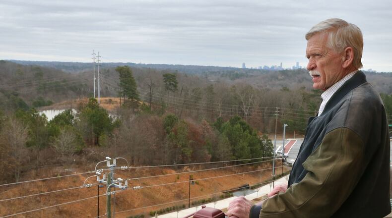 Larry Savage (right) is suing over the legality of the Cobb County Board of Commissioners' electoral map.