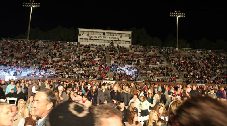 Glynn County Stadium in Brunswick has a capacity of 12,000. It was built in 1986 and is home to the Brunswick Pirates and Glynn Academy Red Terrors.