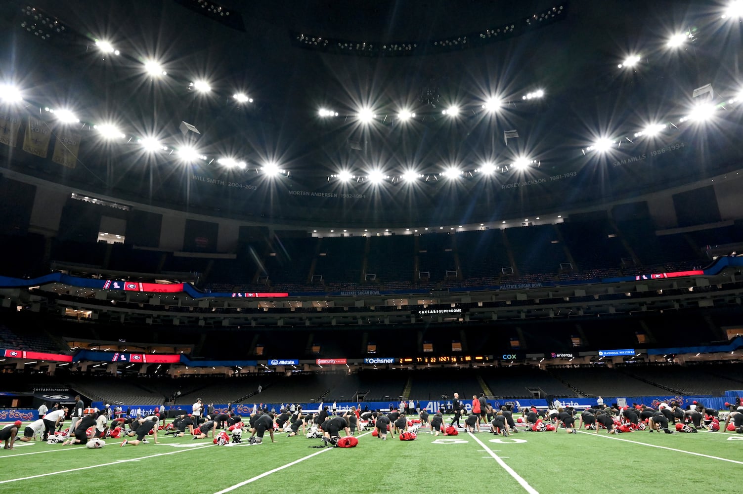 Sugar Bowl Georgia practice