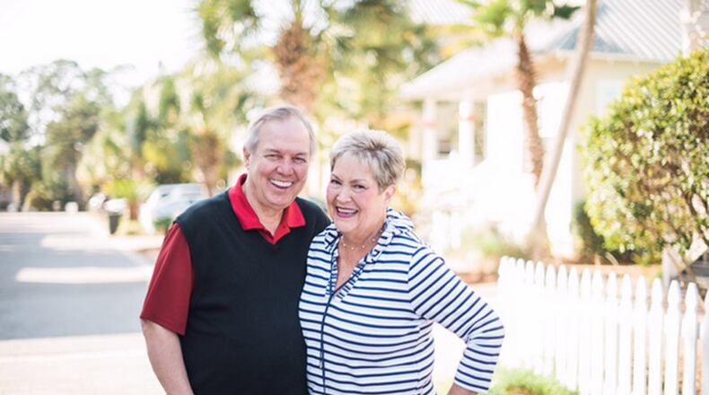 Steve Cathell was down to 223 pounds when this photo was taken in January 2017. CONTRIBUTED BY KATIE CATHELL WITH KVCPHOTOGRAPHY.COM