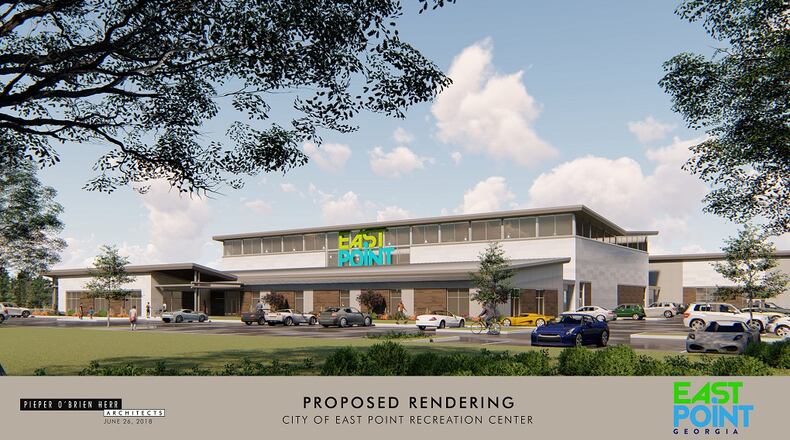 This is a rendering of the proposed new recreation and aquatic center. CONTRIBUTED