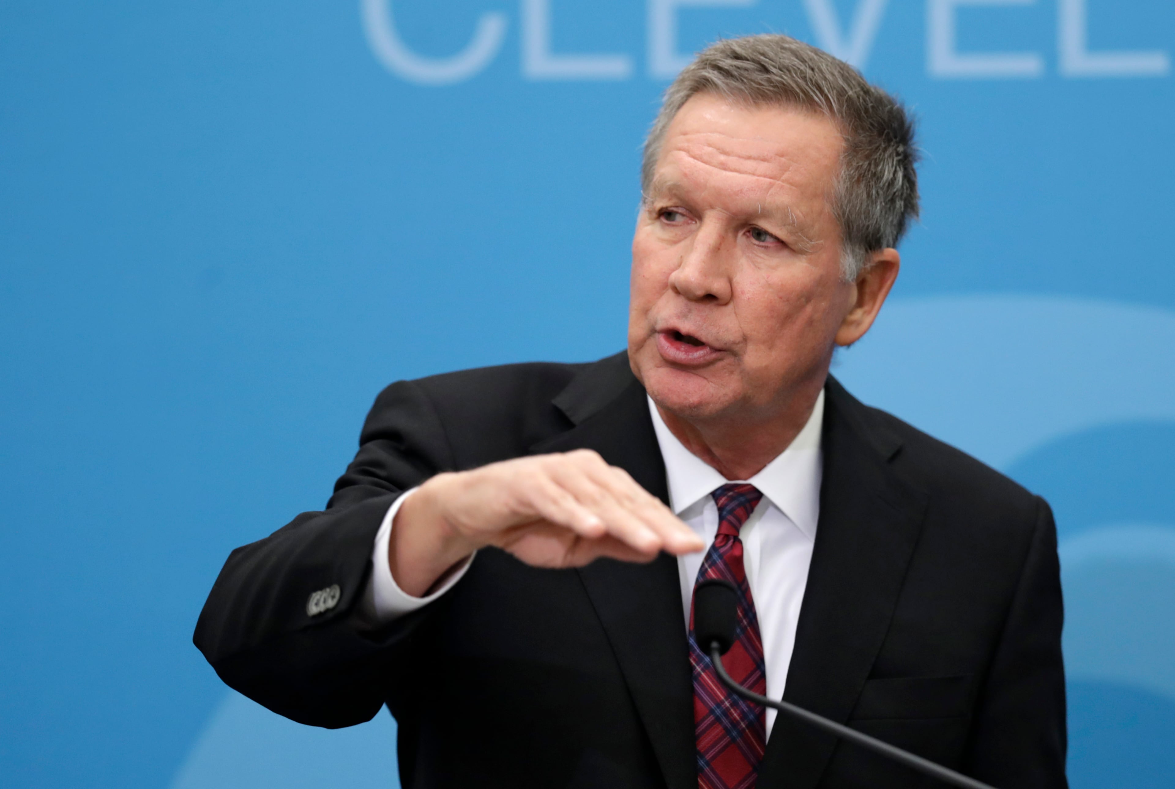 Former Ohio Gov. John Kasich will be speaking about his new book in Atlanta on Saturday.