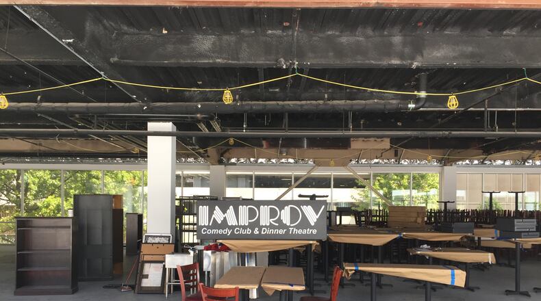 A shot of the new Atlanta Improv space at Tower Walk Buckhead on June 29, 2016. The deal, unfortunately, didn't work out. CREDIT: Rodney Ho/ rho@ajc.com