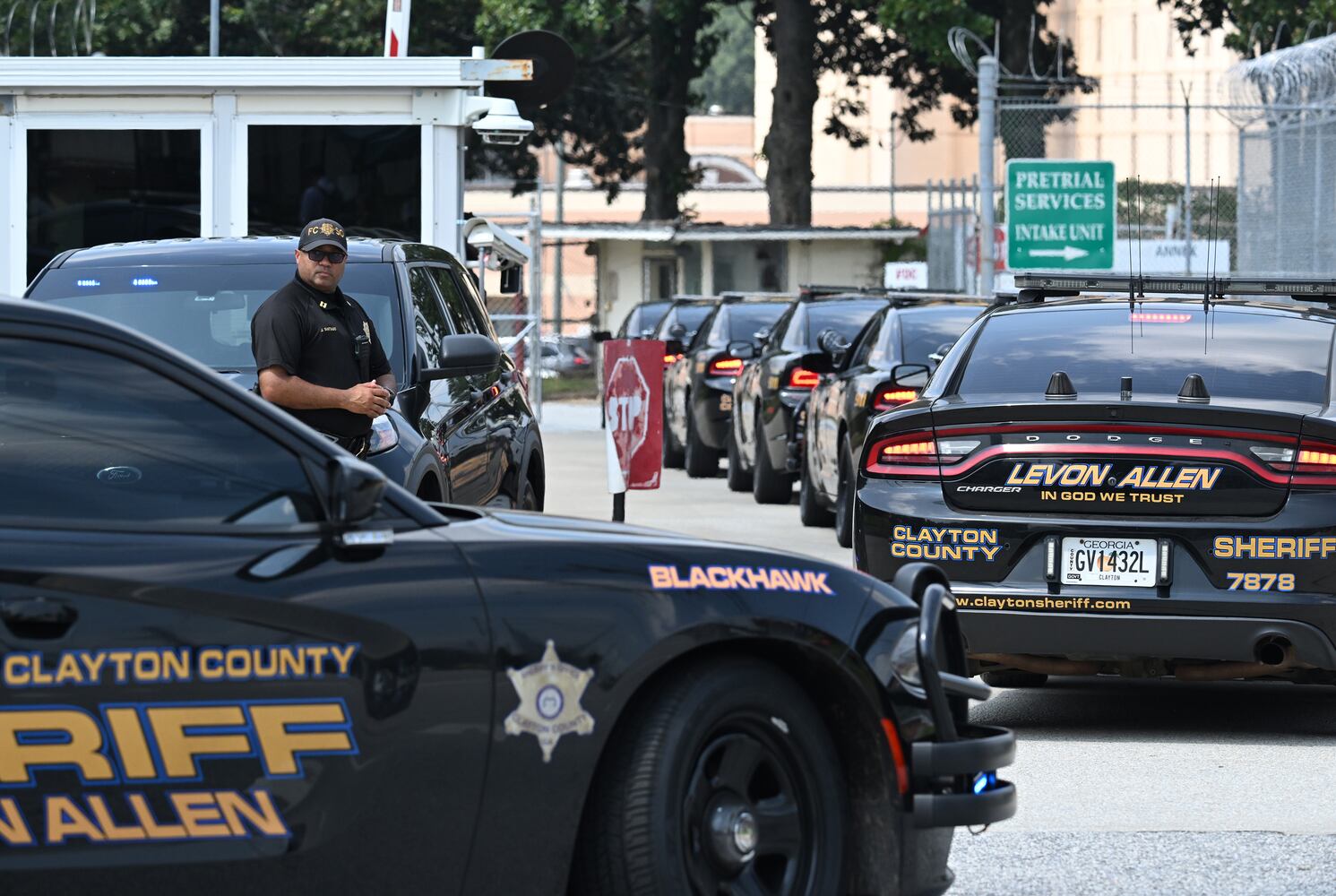 Scene from Fulton County Jail - Thursday