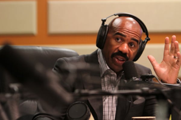  Mar. 14, 2012-Atlanta-Steve Harvey's syndicated radio show is heard on 80 stations nationwide.Vino Wong vwong@ajc.com