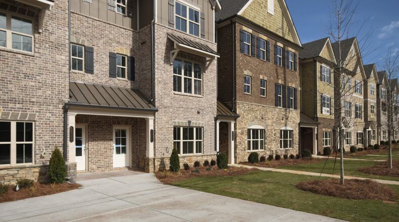 Through Sept. 15, Smyrna city officials are enacting a moratorium on townhouses to review their design standards. (Courtesy of Traton Homes)