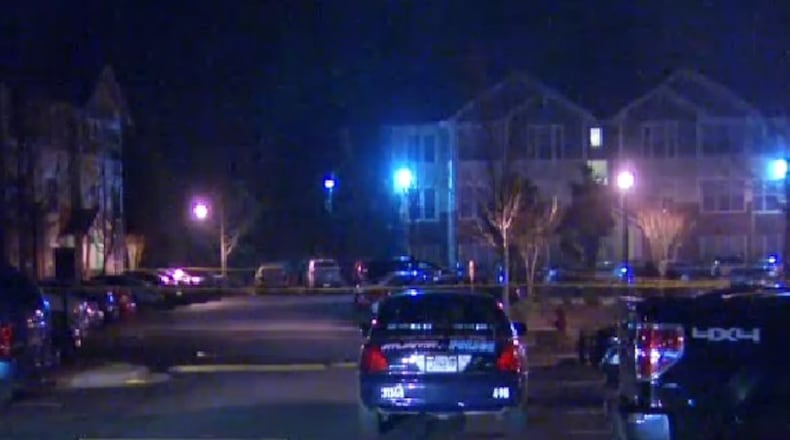 A group of men shot at a car full of women overnight Sunday in front of the Columbia Commons apartments. Credit: Channel 2 Action News