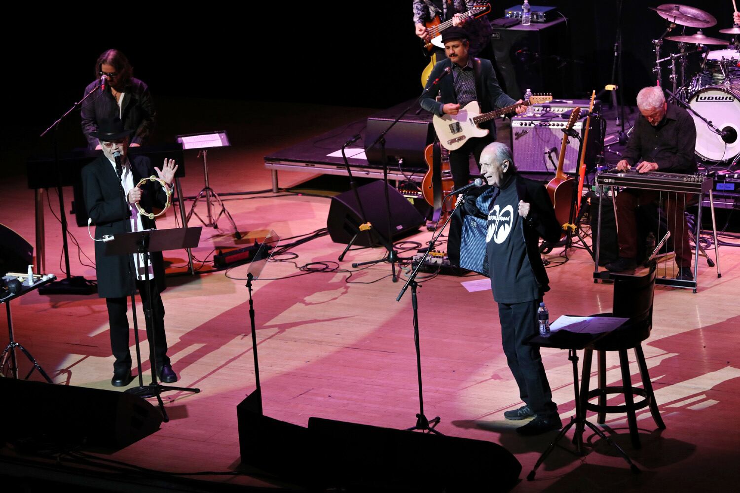 The Monkees Farewell Tour played to a sold-out Atlanta Symphony Hall on Friday, October 8, 2021. The two surviving members of the iconic '60s band, Micky Dolenz and Michael Nesmith, played most of their pop classics for their nostalgic fans. (Photo: Robb Cohen for The Atlanta Journal-Constitution)