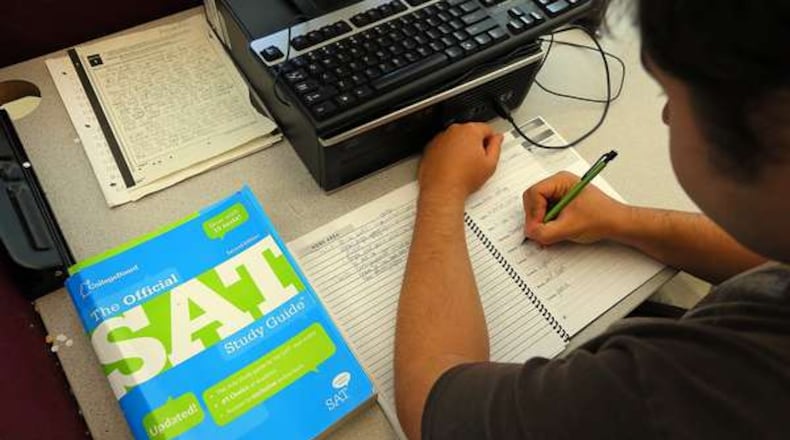 Marietta High students will have the option of taking an SAT/ACT preparation course during the next school year. AJC file photo