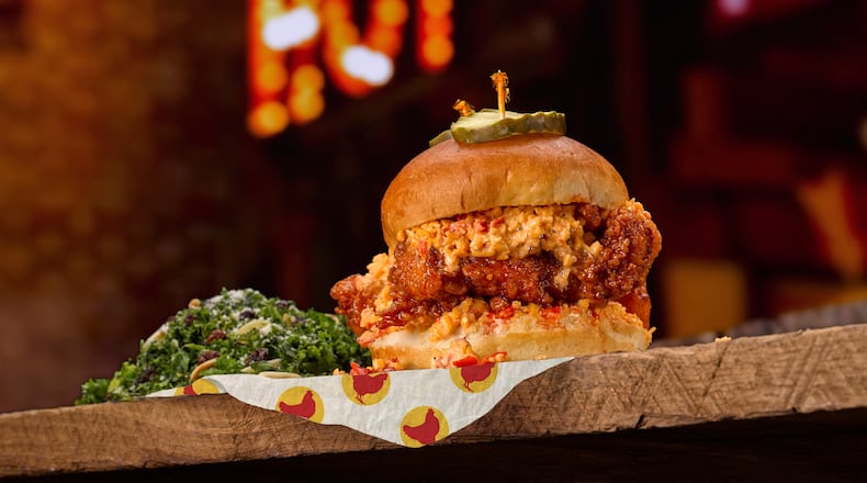 Chicken sandwich from Joella's Hot Chicken.