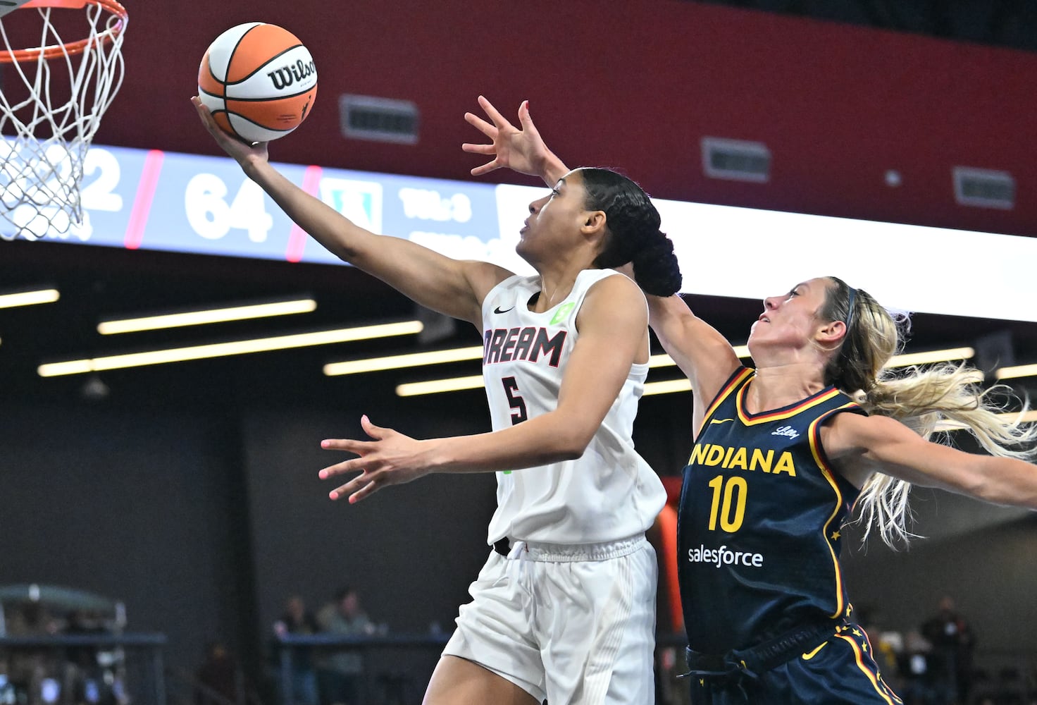 Exhibition game between Atlanta Dream and Indiana Fever