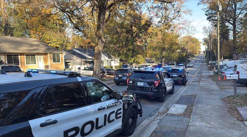 Marietta Police responded to a call Sunday afternoon about a dead infant at a Marietta residence.