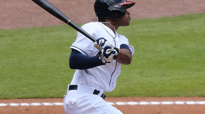 Braves outfielder Mallex Smith has been released by a Mexican winter league team after struggling mightily during his first 2 1/2 weeks with the team. (Curtis Compton/AJC file photo)
