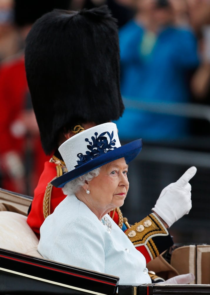 Trooping the Colour for Queen Elizabeth