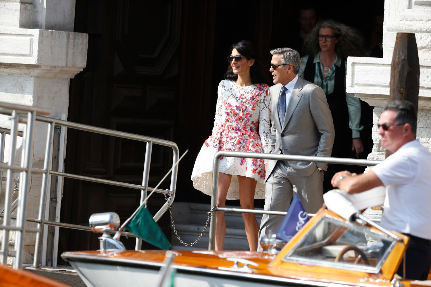 George Clooney and his wife Amal Alamuddin