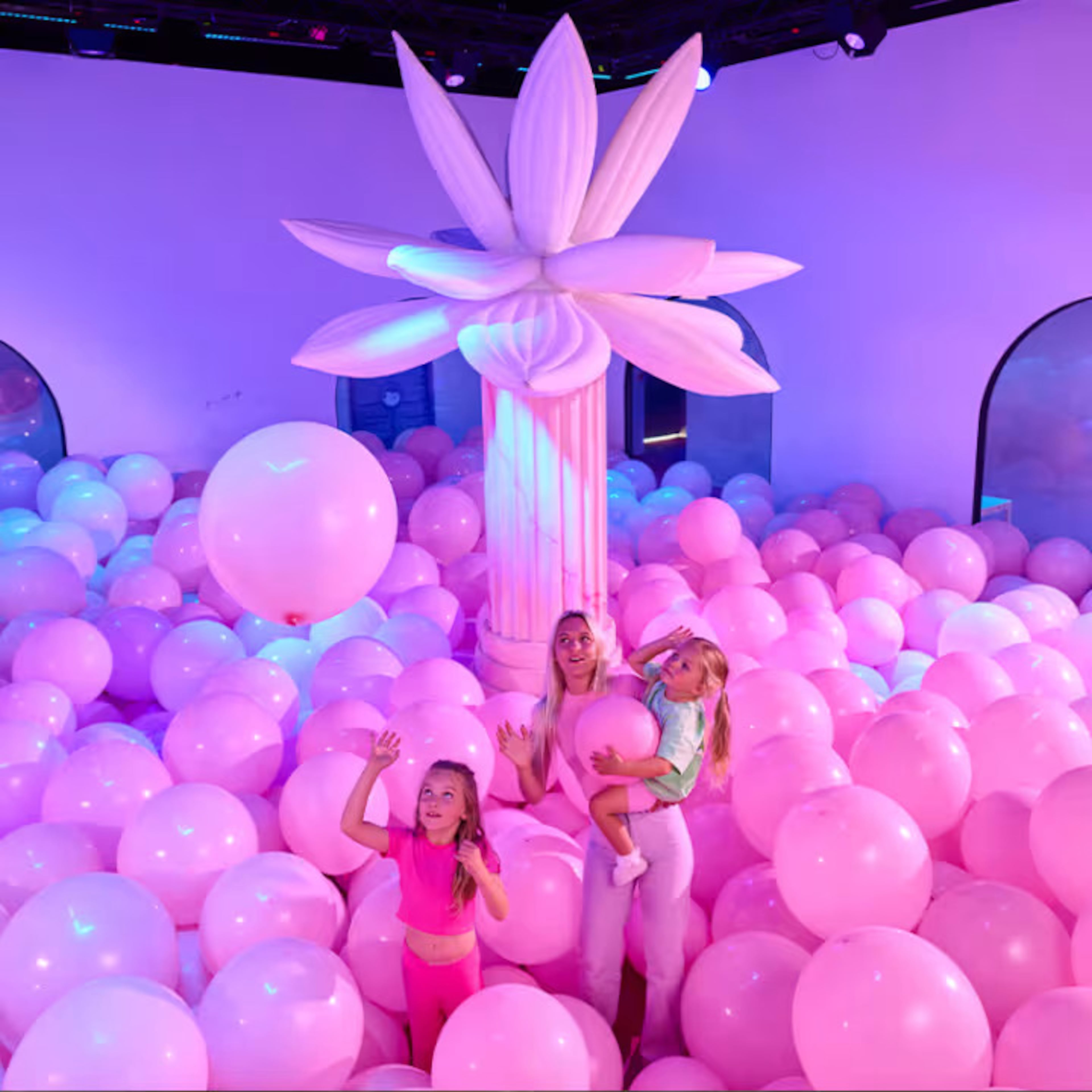 Bubble ocean is a room full of plastic inflatable balls intended to evoke bubbles. (Courtesy of Exhibition Hub)