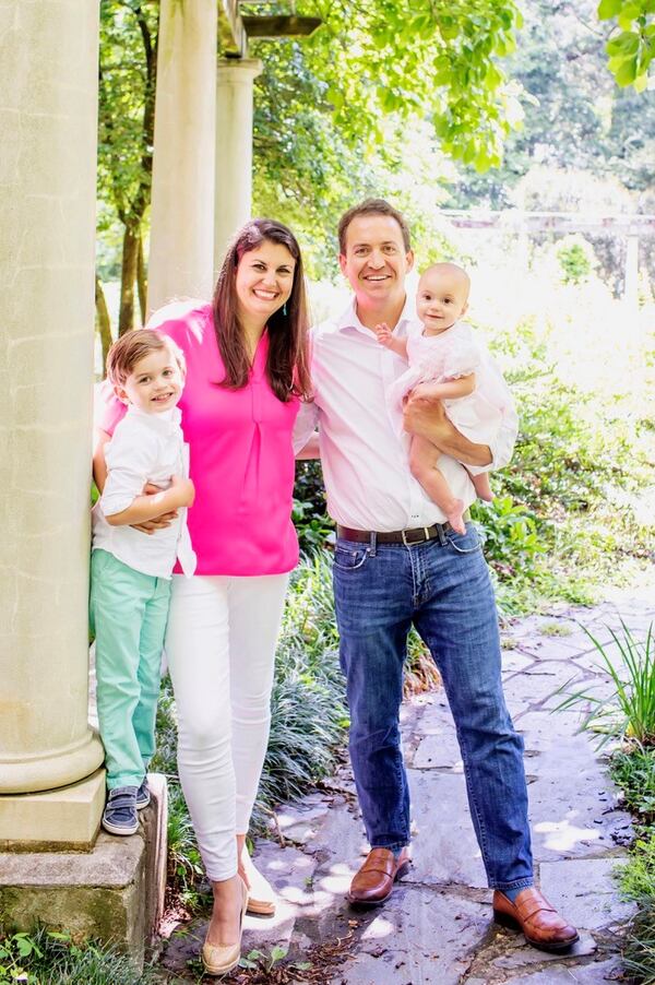 William Sartain cooks for his wife, Kohler Sartain, and their family. Courtesy of Kohler Sartain