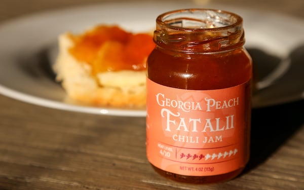 Hot pepper peach jam. (Courtesy of Jay Gleaton)