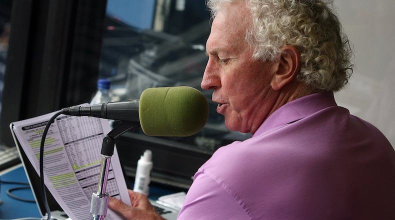Braves announcer Don Sutton joins Skip Caray, Pete Van Wieren and Ernie Johnson as the broadcasters in the team’s Hall of Fame. (Curtis Compton / AJC)