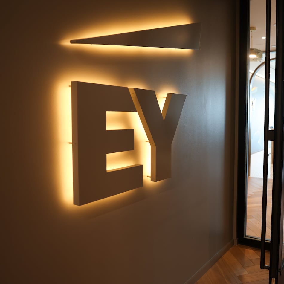 A view of EY’s new offices at Ten Twenty Spring in Atlanta on Aug. 26, 2026. (Arvin Temkar/AJC)
