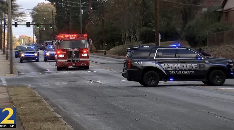 The woman was found dead near the intersection of Columbia Drive and McAfee Road.