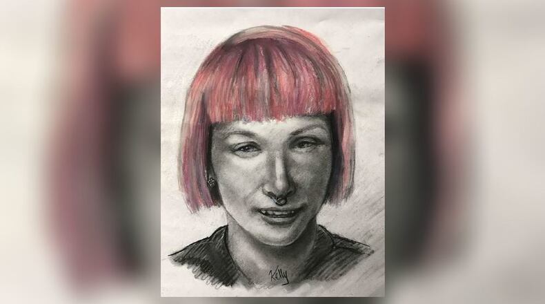 Authorities have released a sketch of the woman and asked for the public’s help to identify her.