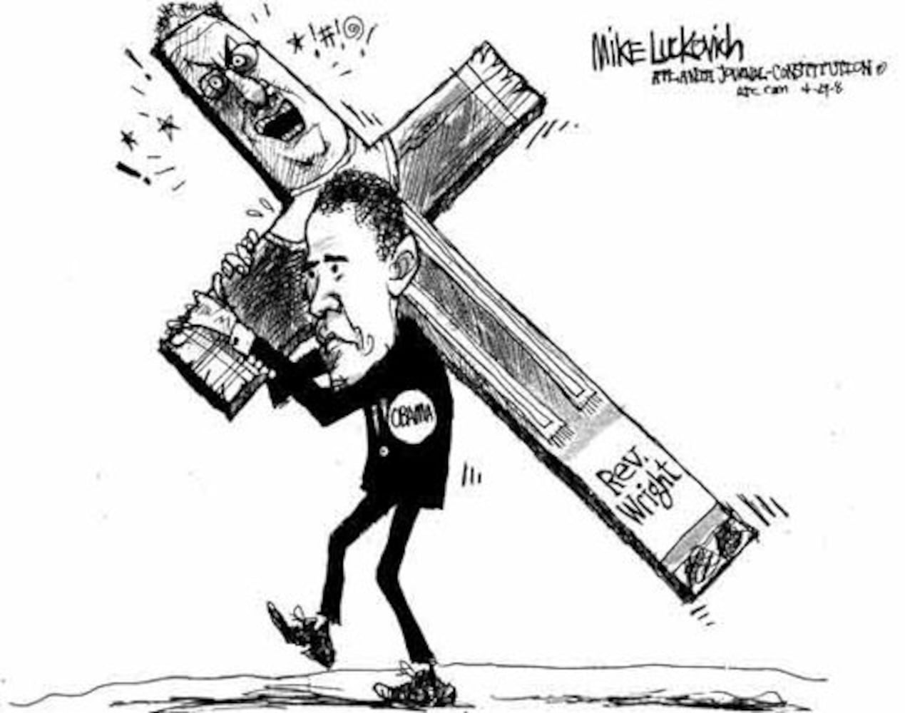 Luckovich: Barack Obama cartoons